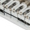 Ponte hardtail per chitarra da 76 mm, 138 g, argento 10
