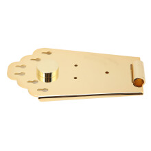 Puente dorado para guitarra jazz, forma de abanico, 4.3oz