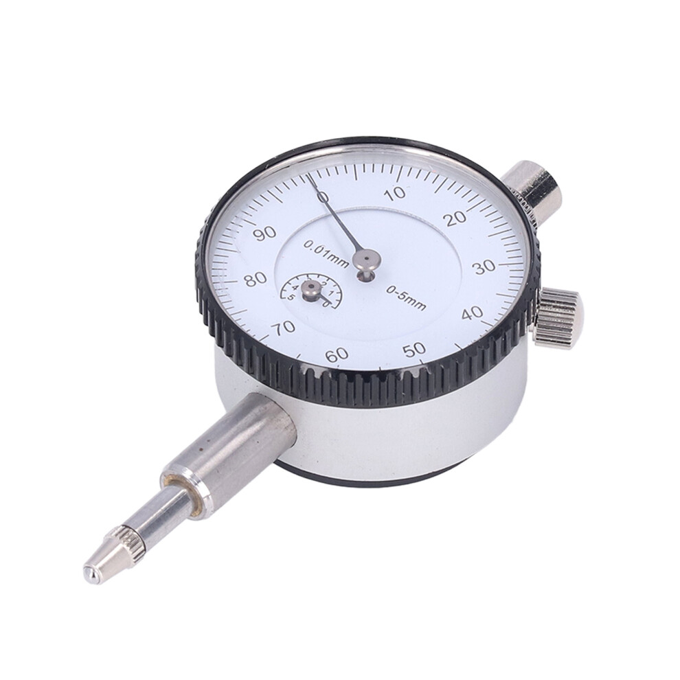 Accuracy Dial Indicator Aluminum Alloy Dial Test Gauge For Maintenance 0Â5Mm Range 0.01Mm 6951321835922