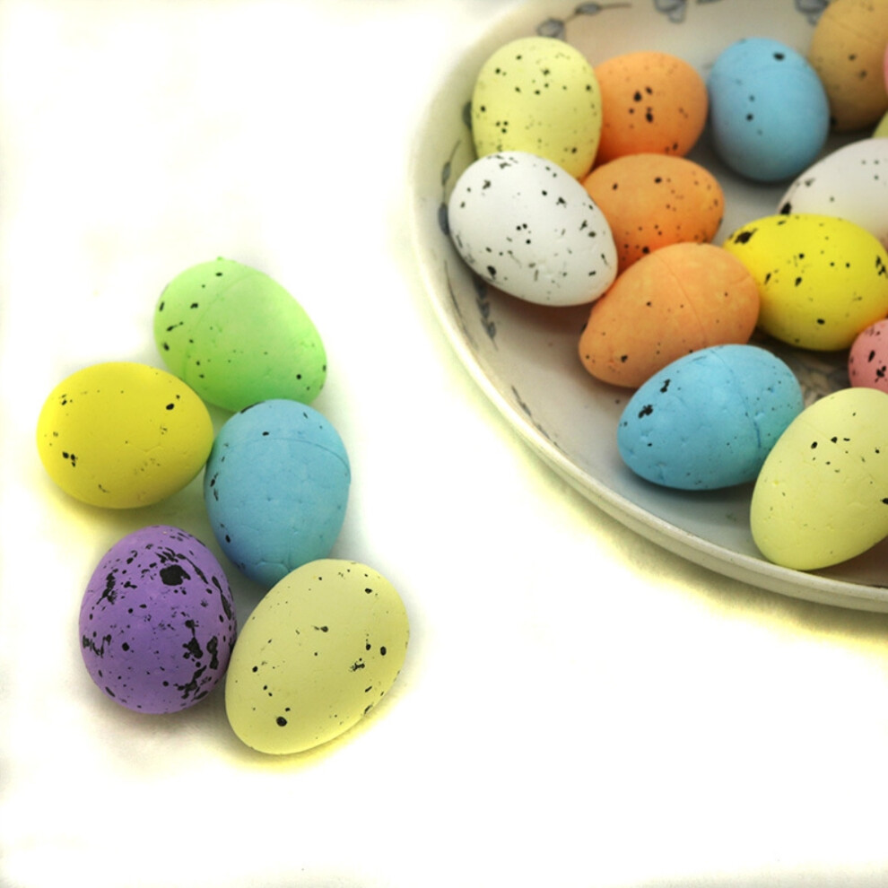 77PCS Easter Bird Egg Ornaments Artificial Bird Eggs DIY Garland Decoration Accessories Gift for Friends-image-OPC-PHVTRKB-NEW