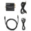 DAC de aluminio óptico/coaxial a analógico RCA & 3,5 mm 3