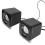 Mini haut-parleur stéréo USB2.0 2x3W 5V Noir 13
