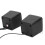 Mini haut-parleur stéréo USB2.0 2x3W 5V Noir 9