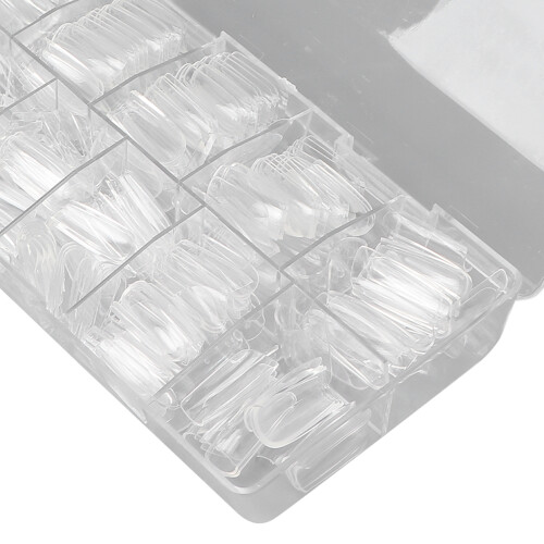Tips d’ongles 500 pièces - Ensemble en plastique transparent 2