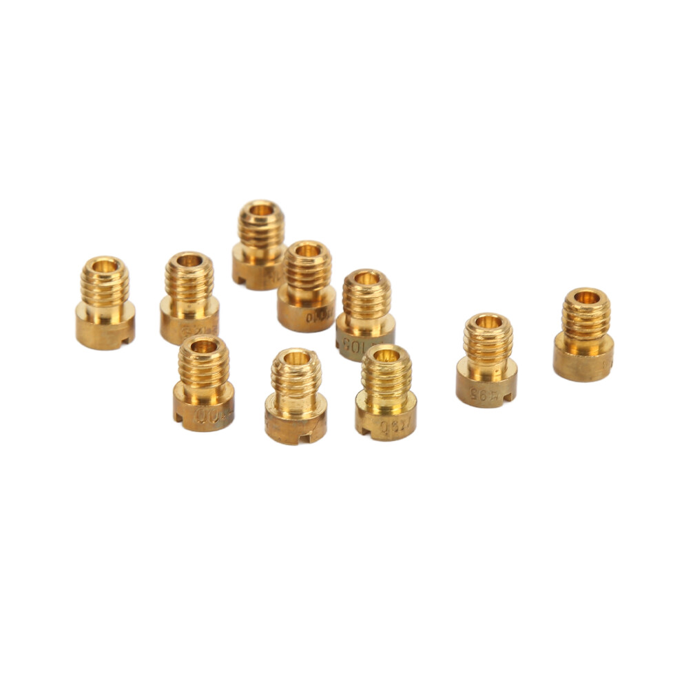 10Pcs Main Jet Nozzle Carburetor Carb Main Jet Kit Replacement For Mikuni Vm22 Vm24 7691321839740