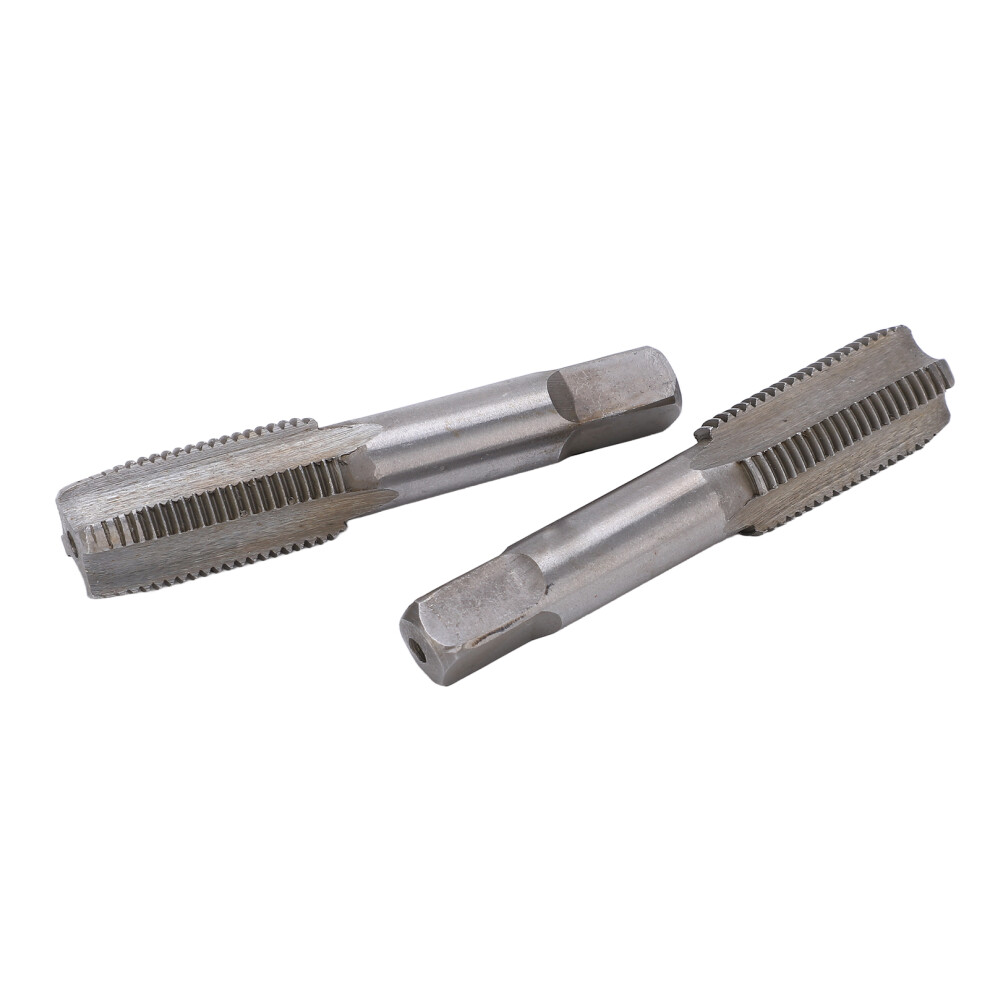 2Pcs Straight Flute Tap High Speed Steel Metric Hand Flute Tap Standard Screw Tapping Toolm14x1.5 7901321839832
