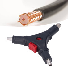 Pelacables con cabeza en forma de F, herramienta expansora de cables
