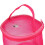 Cestino da cucito rosa rosso 1 pezzo 14 x 13 cm nylon 5