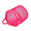 Cestino da cucito rosa rosso 1 pezzo 14 x 13 cm nylon 13