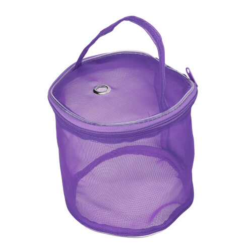 Cesta de costura - de gran capacidad - 14x13cm - Morado 1