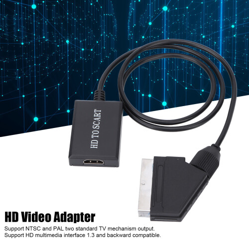 Convertitore da HDMI a SCART, PAL/NTSC, 1.3/60fps 2