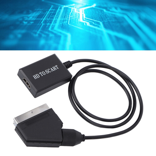 Convertitore da HDMI a SCART, PAL/NTSC, 1.3/60fps