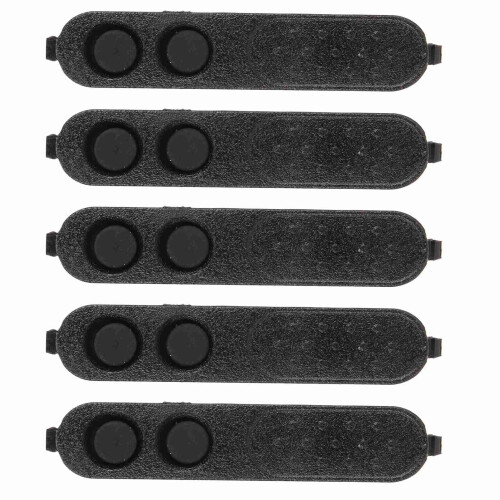 5 pezzi PTT Blocco+Gomma XIR P3688/DEP450/DP1400 Nero