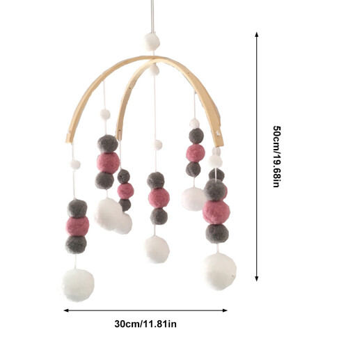 Mobile de lit pour bébé - 80 g; 30x50 cm; multicolore