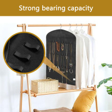 Organizador de 32 bolsillos de doble cara 79,5 x 43 cm Negro/Beige