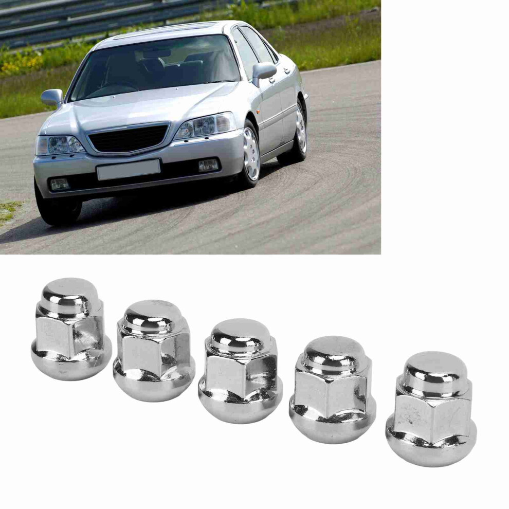 5Pcs Car Wheel Lug Nuts 90304Sa5013 12Mmx1.5 Steel Short Replacement For Acura Cl El Ilx Integra 7651321843086