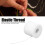 Dehnbare Nähgarn DIY Perlenkordel, 0,8 mm, 100 m, Weiß 10