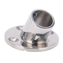 Pasamanos para barco de acero inoxidable 316, base redonda de 1 pulgada, 60