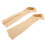 Chaussettes de compression en nylon à fermeture éclair à orteil ouvert couleur peau S/M 1