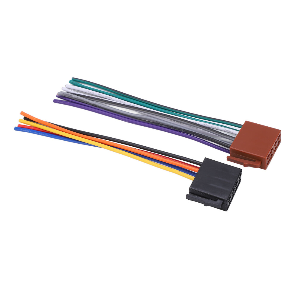 2Pcs/Set Iso Harness Adaptor Abs Metal Car Stereo Adaptor Connector Replacement For C230 2000 8701321844763