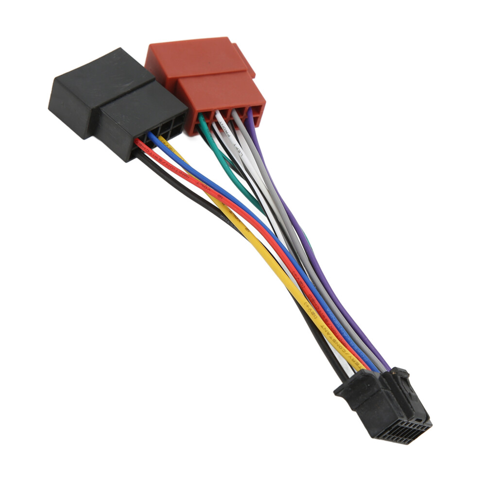 Radio Stereo Harness Adapter Iso Wiring Harness Connector Repalcement For Sony Jvc New 7901321844966