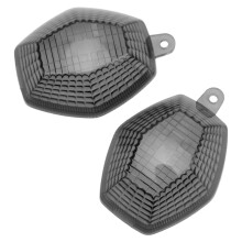 Lente de intermitente para GSX650F 2008-2011, negro, Izq./Der.