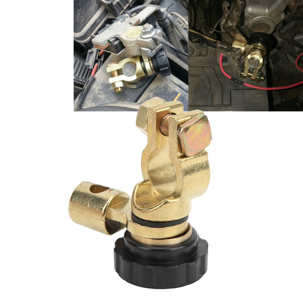 Car Battery Link Terminal 100A Anticreep Rustproof Wear Resistant Universal Safe For Rv Atv Marine 9321321844816