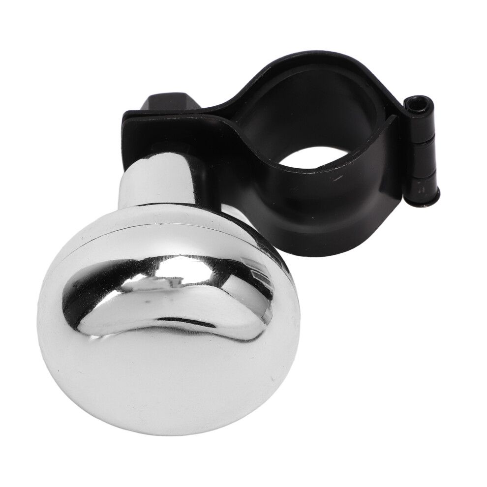 Steering Wheel Booster Silver Aid Knob Assistant Accessory Universal For Cars Boats 7641321843476