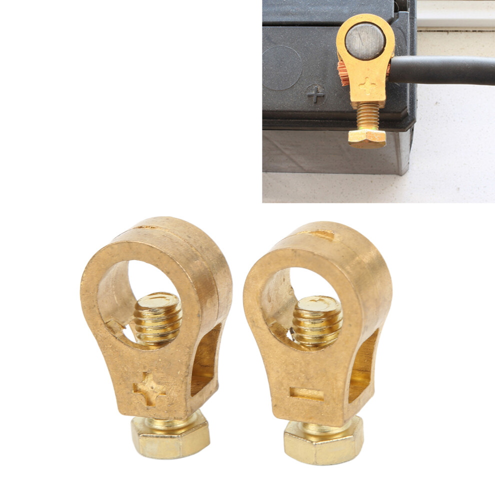2Pcs Battery Terminal Wire Cable Clamp O Shape 16Â18Mm Id Universal For Ships Rvs Trucks Cars 7891321844823