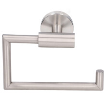 Portarrollos de papel higiénico con repisa de acero inoxidable 193 g plateado