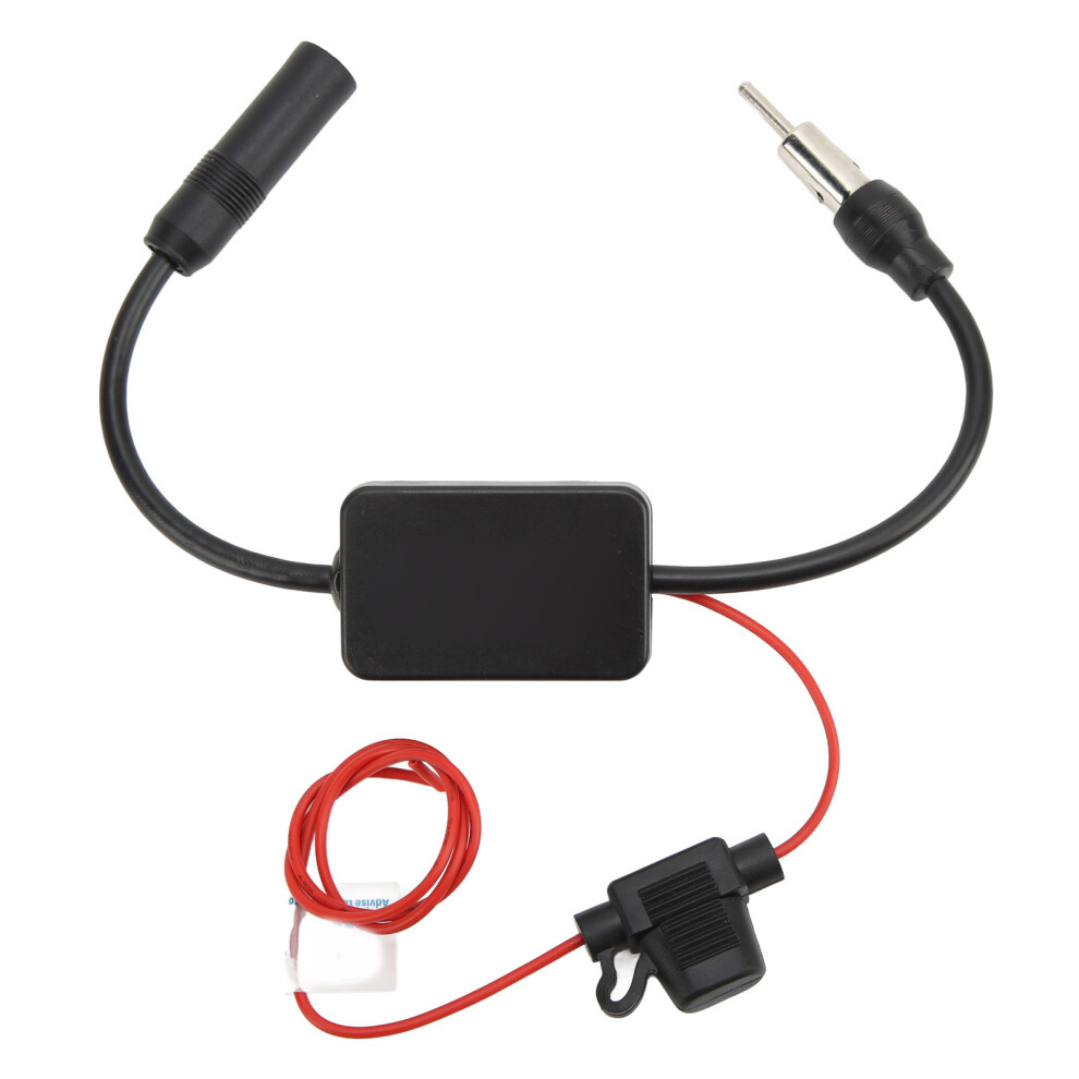 Car Fm Am Radio Antenna Signal Amplifier 88Â108Mhz 12V Anti Interference Universal 5041321845784