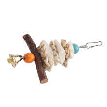 Juguetes de hueso de calamar para loro, campana masticable 15cm/5.9in