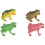 4pcs High Simulation Toad Model Bright Color Toad Toy Set Tricky Squeeze Toad Toys for Children 14