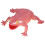 4pcs High Simulation Toad Model Bright Color Toad Toy Set Tricky Squeeze Toad Toys for Children 4