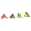 4pcs High Simulation Toad Model Bright Color Toad Toy Set Tricky Squeeze Toad Toys for Children 16