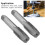Set di maschi diritti HSS M18x2,5, 2 pezzi, argento 4