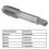 Set di maschi diritti HSS M18x2,5, 2 pezzi, argento 6