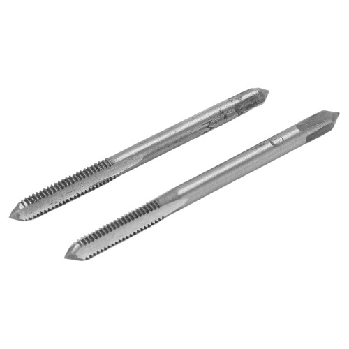 Set da 2 pezzi M4x0,7 HSS filettatrice diritta, Argento 1