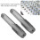 Set di maschi diritti HSS M18x2,5, 2 pezzi, argento 7