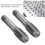 2 pezzi filettatrice HSS M20x2.5 dritta argento 6