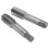 2 pezzi filettatrice HSS M20x2.5 dritta argento 15