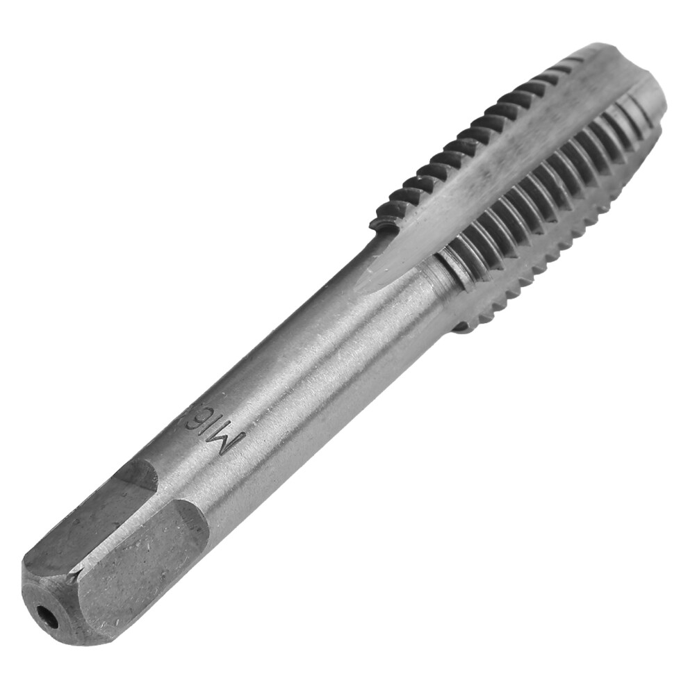 2Pcs High Speed Steel Metric Thread Tap Straight Flutes Thread Tapping Tool Hand Thread Tapm16x2.0 4971321847017