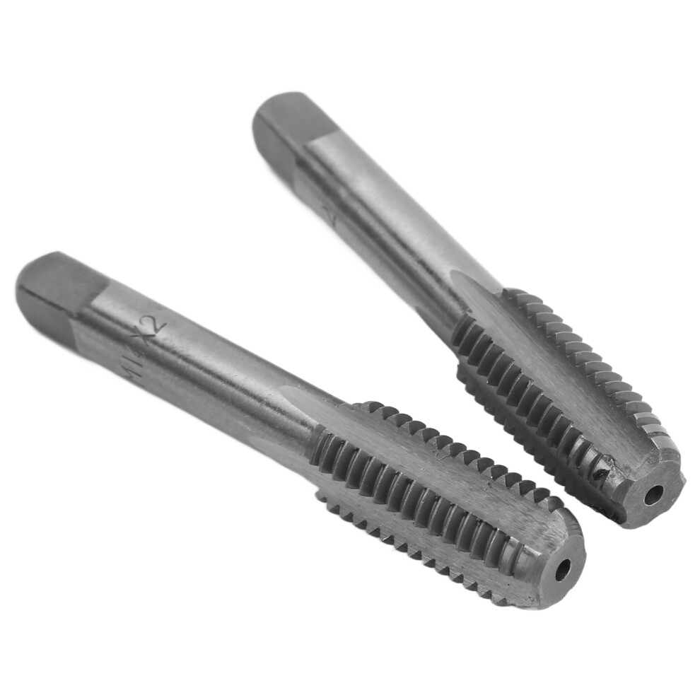 2Pcs High Speed Steel Metric Thread Tap Straight Flutes Thread Tapping Tool Hand Thread Tapm14x2.0 9411321847020