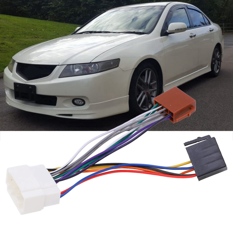 Iso Wiring Harness Connector Adaptor Plug Car Stereo Radio Replacement For Accord 1999Â2007 8421321847471
