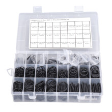 1200 piezas kit de juntas tóricas de nitrilo negro 6x1,5 mm
