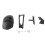 Parafango posteriore universale per MT-07 MT-09 Nero 2