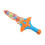 2 pièces Épée LED Accessoire de scène Jouet, 42cm, 3AAA, Couleur 14