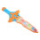 2 pièces Épée LED Accessoire de scène Jouet, 42cm, 3AAA, Couleur 4