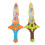 2 pièces Épée LED Accessoire de scène Jouet, 42cm, 3AAA, Couleur 2