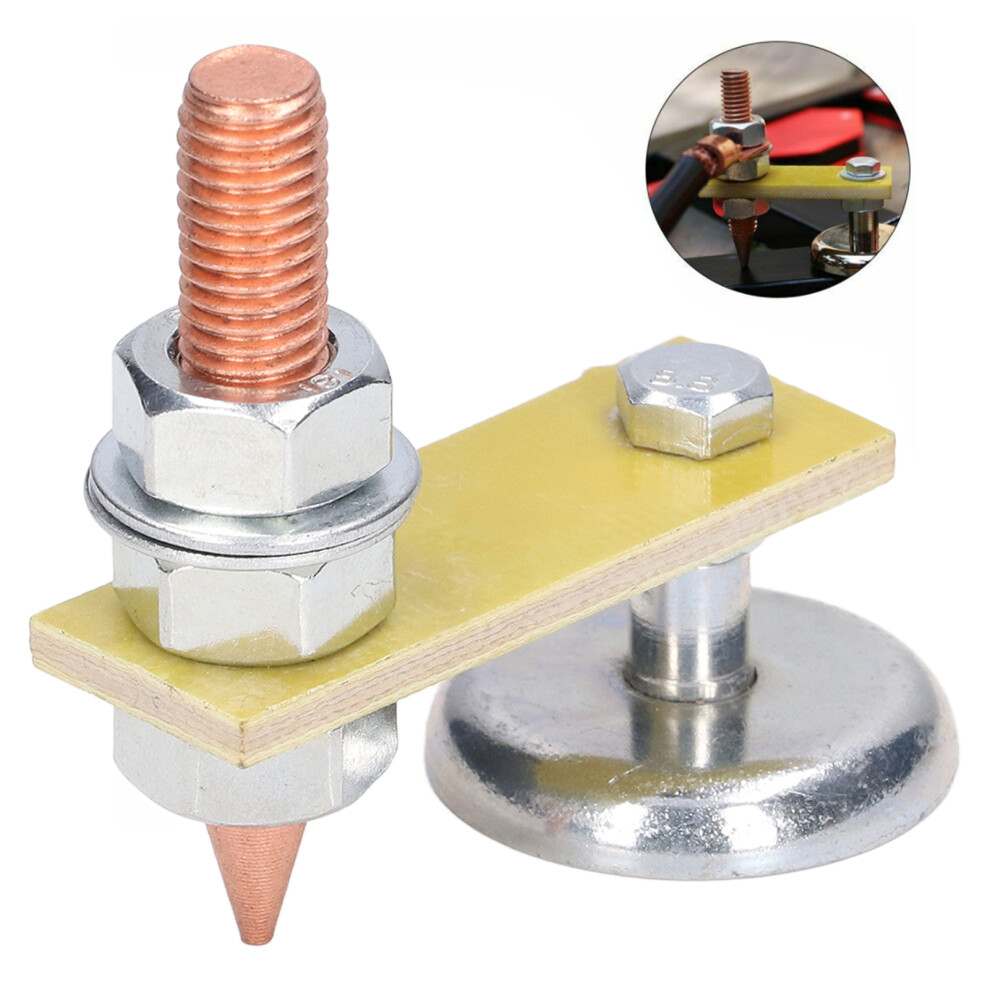 Magnetic Welding Support Clamp Adjustable Welding Support Ground Holder With Terminal Connector 4981321849096